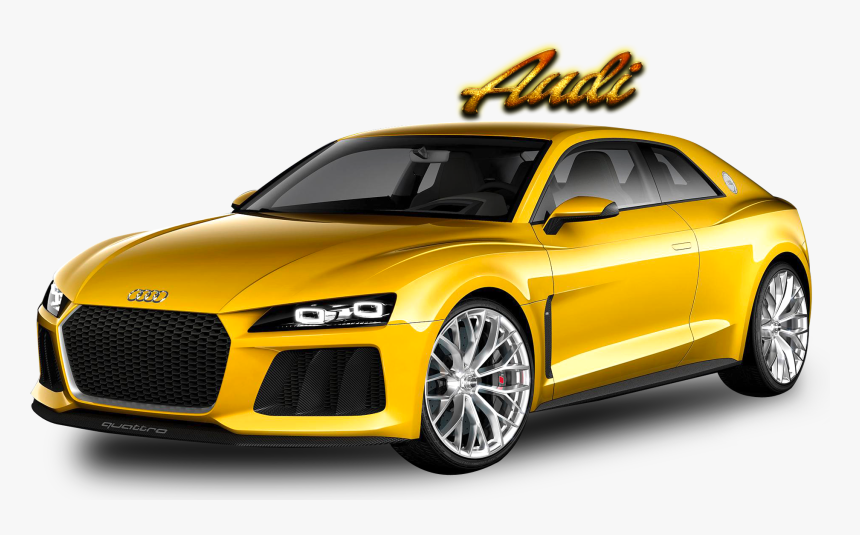 Audi Png Pic - Sport Car Yellow Png, Transparent Png, Free Download