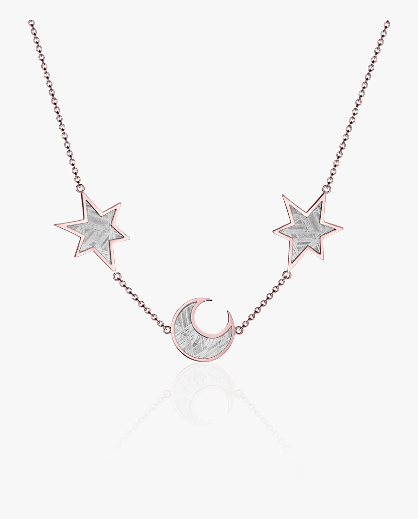 Star Moon Necklace Png, Transparent Png, Free Download