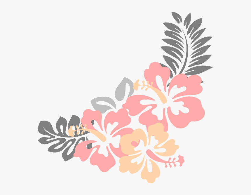 Hibiscus Flower Clip Art - Hawaiian Flower Clipart, HD Png Download, Free Download