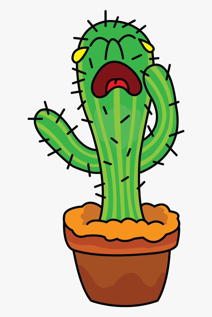 Tutorial On How To - Cactus Drawing, HD Png Download, Free Download