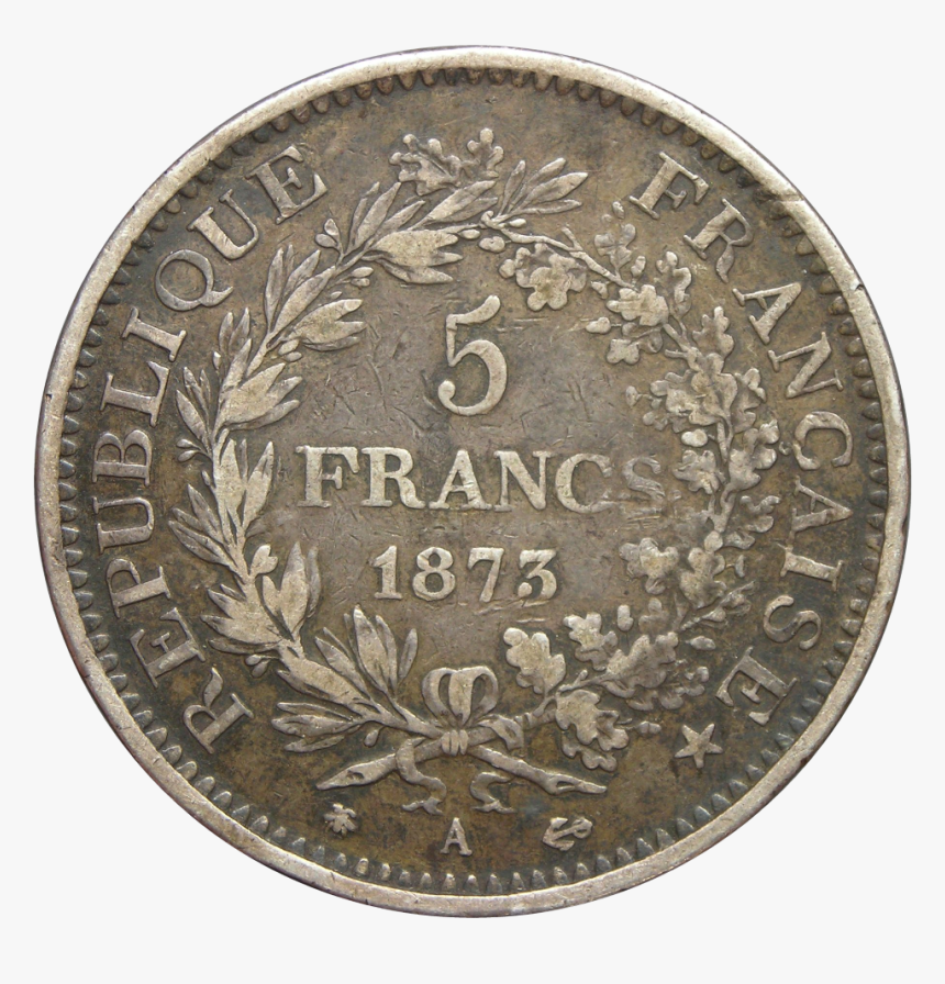 Silver 5 Franc Coins, HD Png Download, Free Download