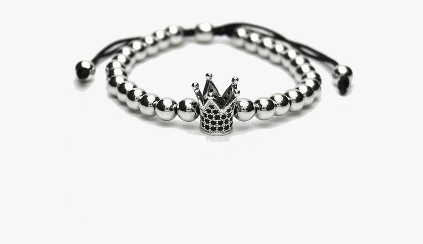 Road To Man Bracelets Bead Crown Bracelet - Men Beaded Bracelets Gold, HD Png Download, Free Download