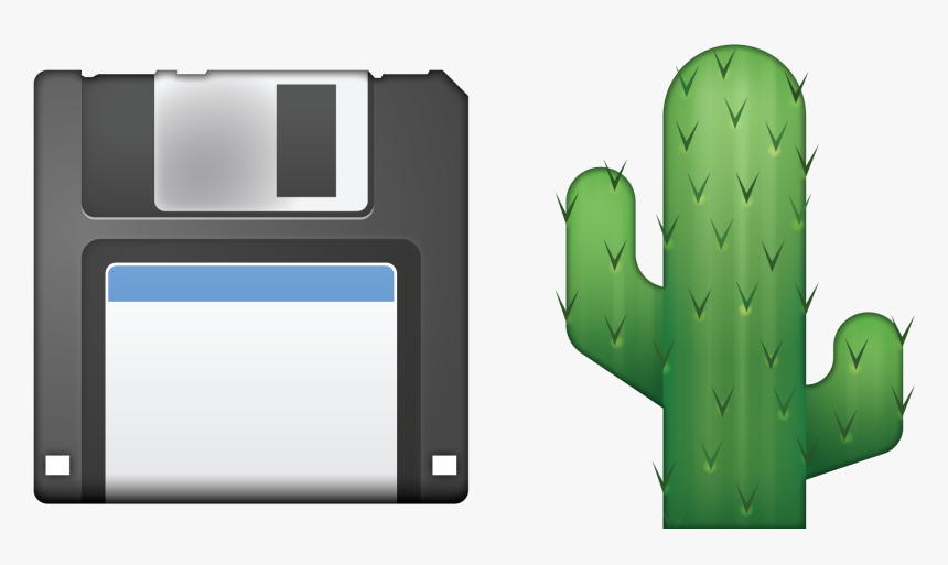 Disk Cactus Picture Free Stock - Emoji Kaktus, HD Png Download, Free Download