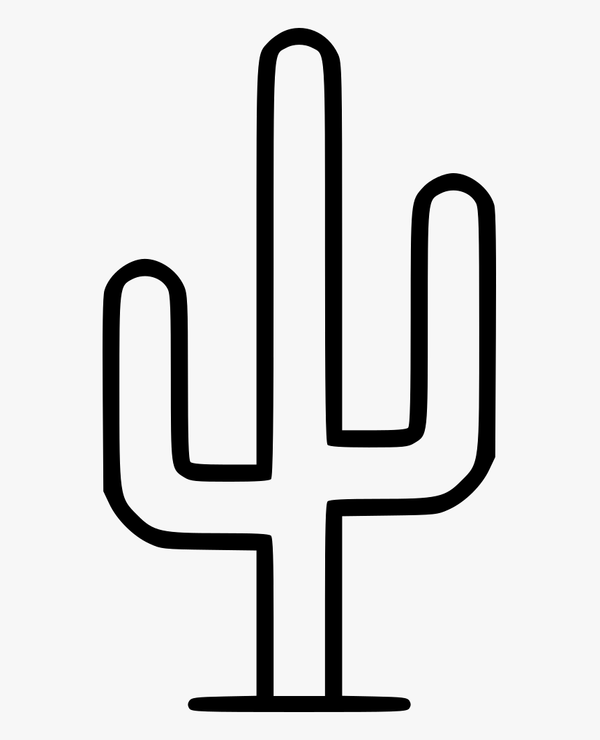 Desert Cactus - Transparent Desert Icon, HD Png Download, Free Download