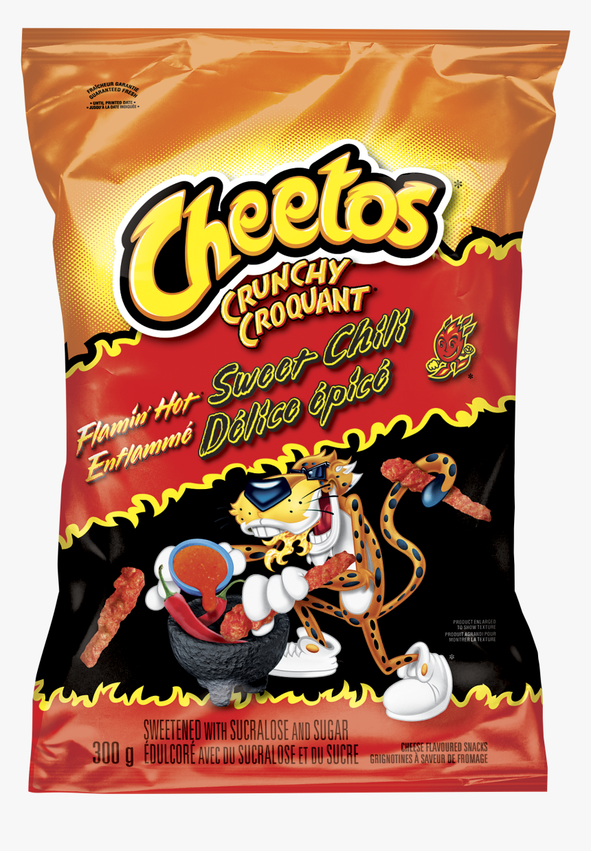 Cheetos Crunchy® Flamin’ Hot® Sweet Chili Cheese Flavoured - Flamin Hot Che...