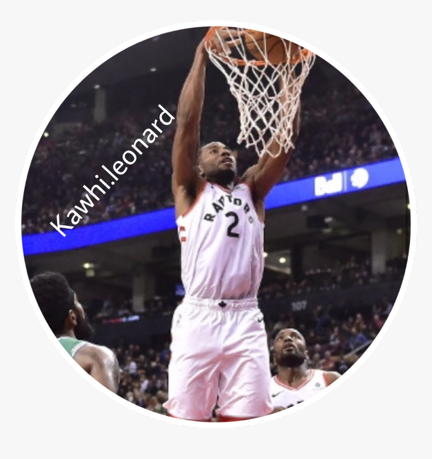 #kawhi - Leonard #freetoedit - Kawhi Leonard Raptors Dunk, HD Png Download, Free Download