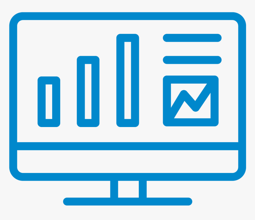 Investments Analytics Icon, Laptop With Charts - Icon, HD Png Download, Free Download