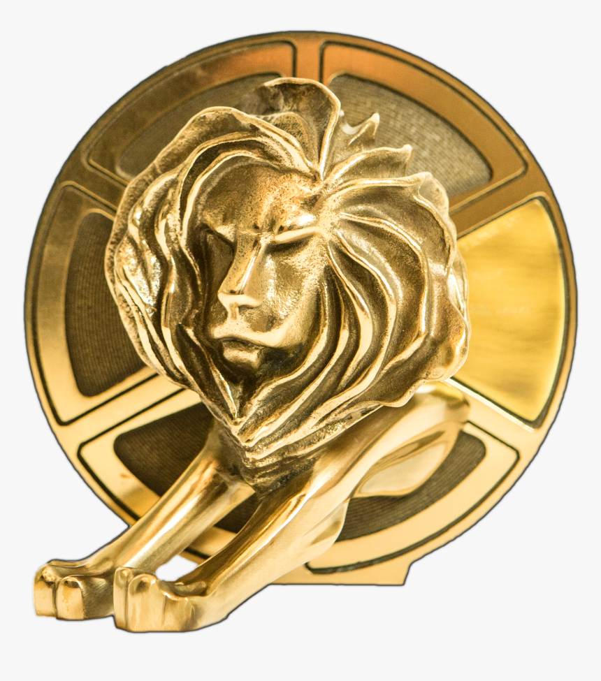 Cannian Lions - Gold Lion Cannes Png, Transparent Png, Free Download