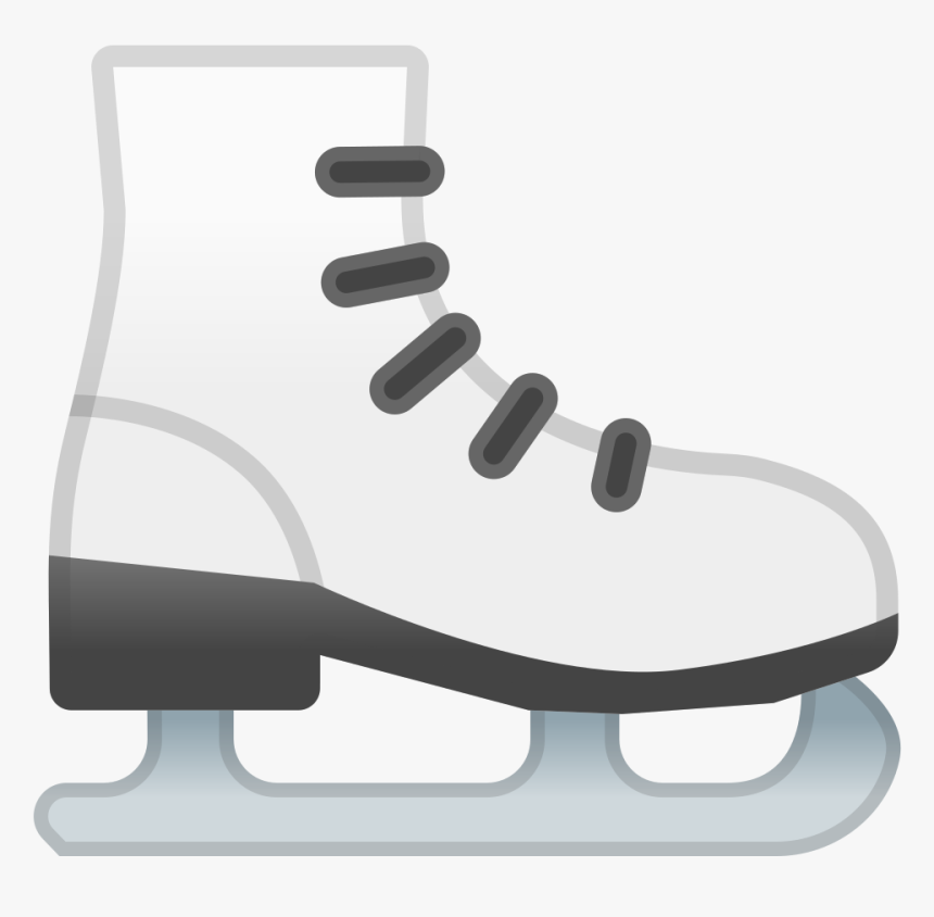 Figure Skate,ice Hockey Equipment,ice Skate,footwear,ice - Ice Skate Skating Emoji, HD Png Download, Free Download