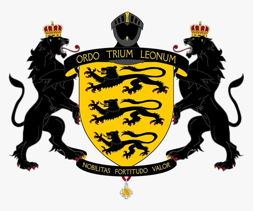 Coat Of Arms Of The Order Of The Three Lions - Logo Three Lion, HD Png Download, Free Download