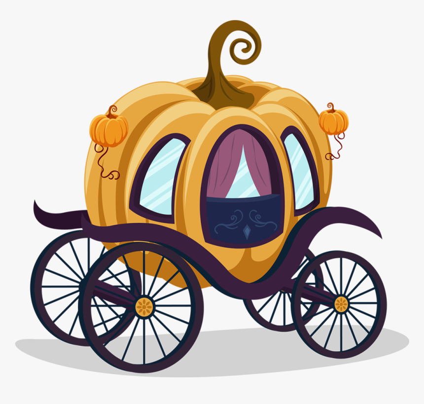 Cinderella Carriage Pumpkin Cartoon Clip Art - Pumpkin Carriage Png, Transparent Png, Free Download