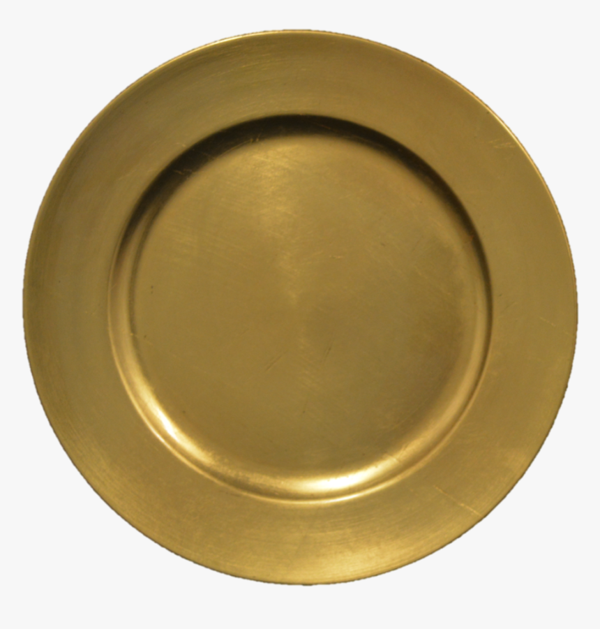 Transparent Plate Png - Gold Charger Plate Transparent, Png Download, Free Download