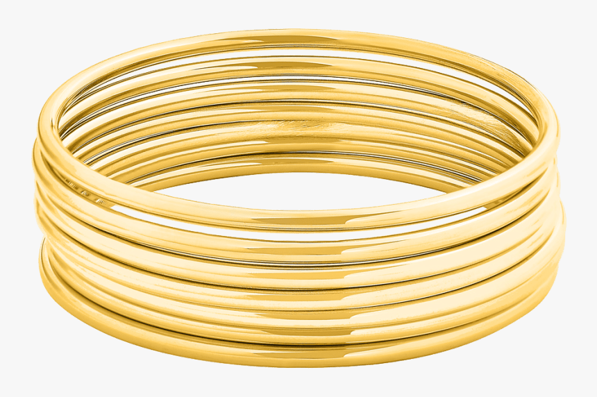 18k Gold-plated Jewelry By Gold Time Intl - Bangle, HD Png Download, Free Download