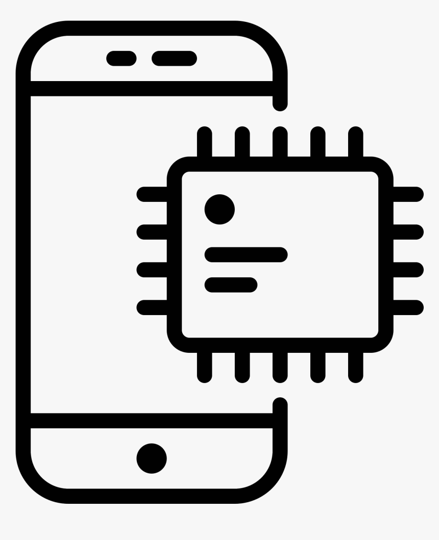 Transparent Cpu Clipart - Brain Chip Icon, HD Png Download, Free Download