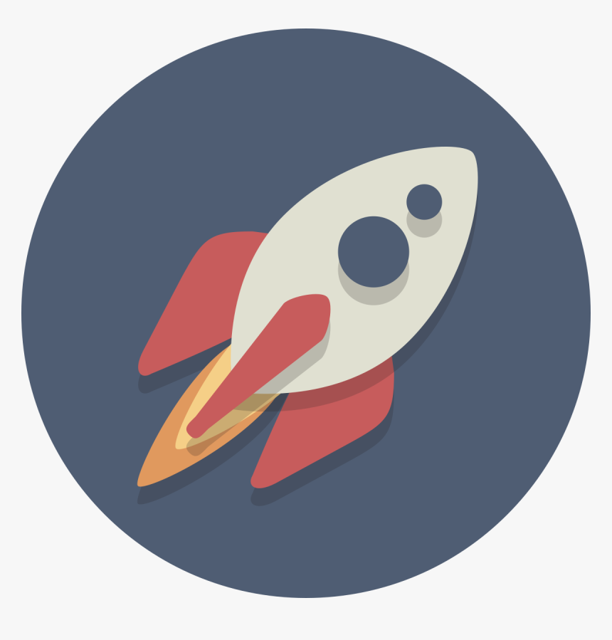 Circle Icons Rocket - Spaceship Icon, HD Png Download, Free Download