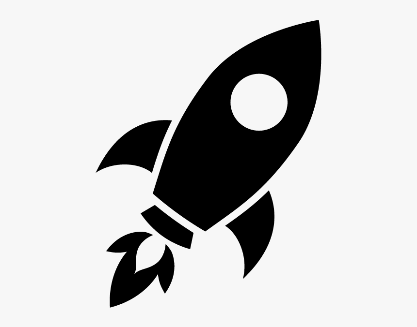 Rocket Icon Black, HD Png Download, Free Download