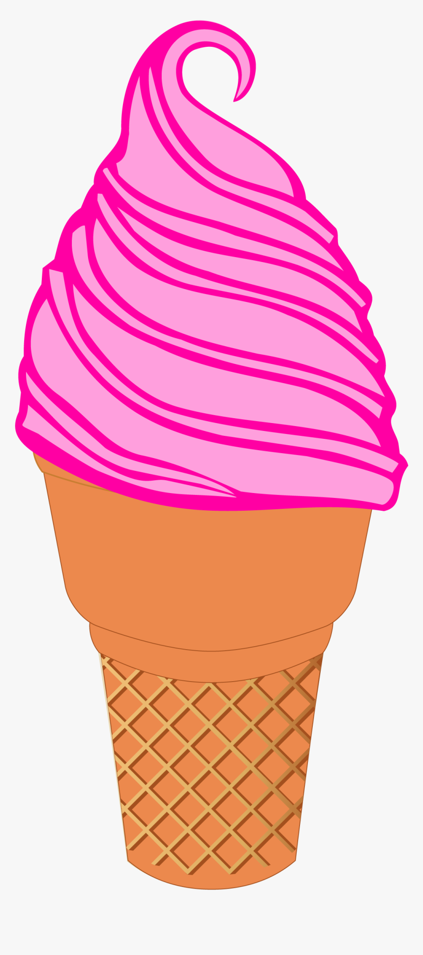 Ice Cream N - Clip Art Transparent Background Ice Cream, HD Png Download, Free Download