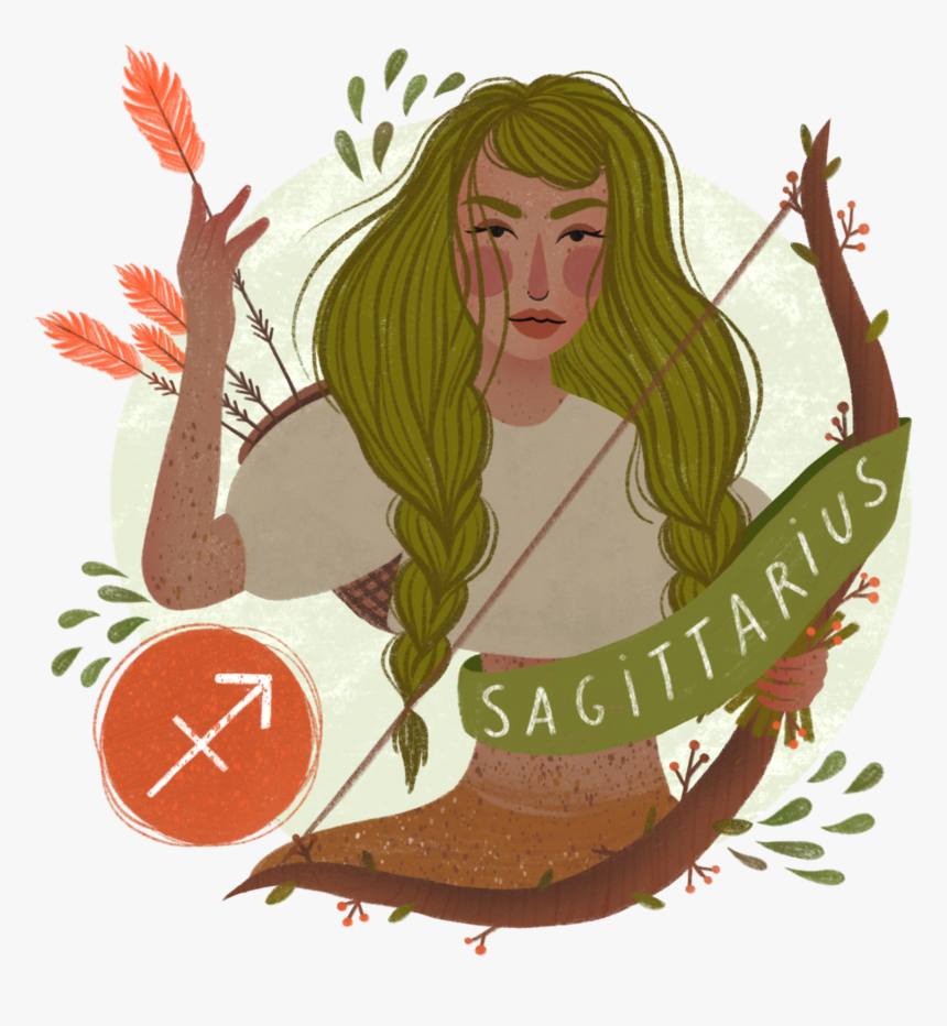 Sagittarius Illustration, HD Png Download, Free Download