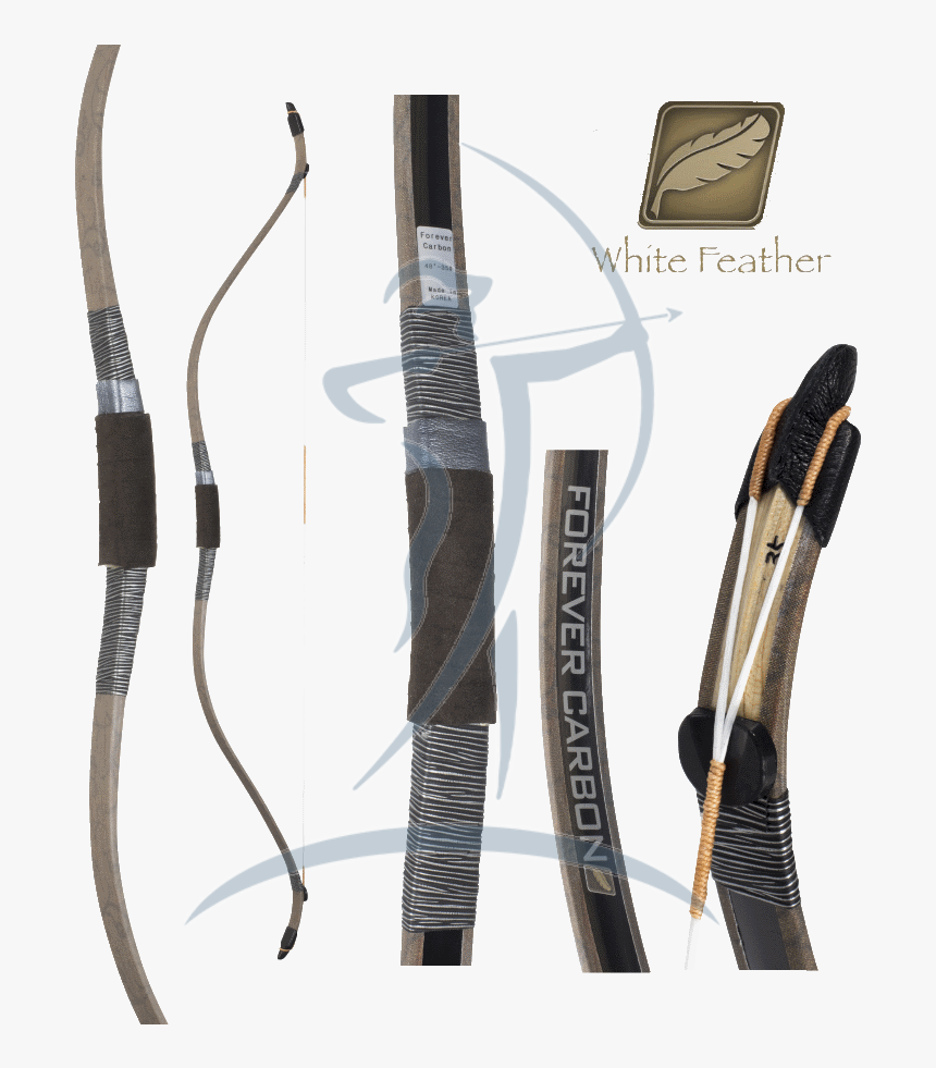 Transparent Feather Arrow Png - White Feather Horsebow Forever Carbon, Png Download, Free Download