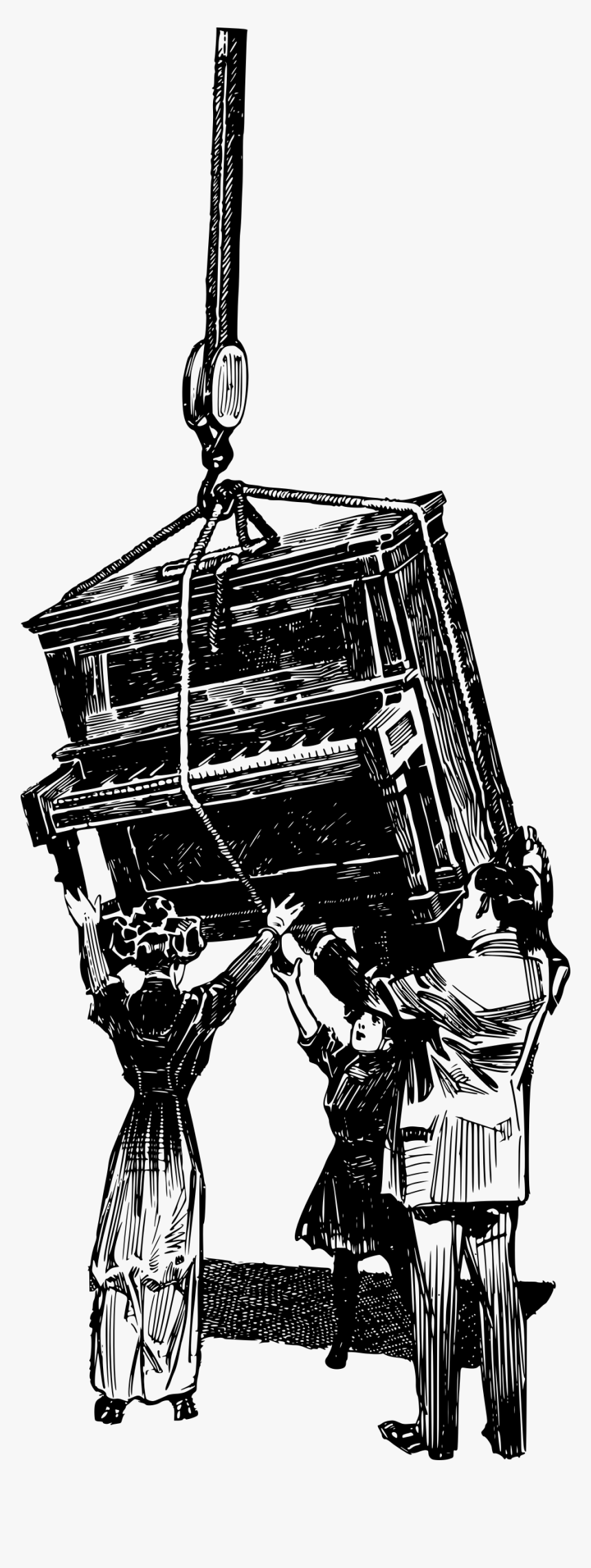 Piano Delivery Clip Arts - Illustration, HD Png Download, Free Download