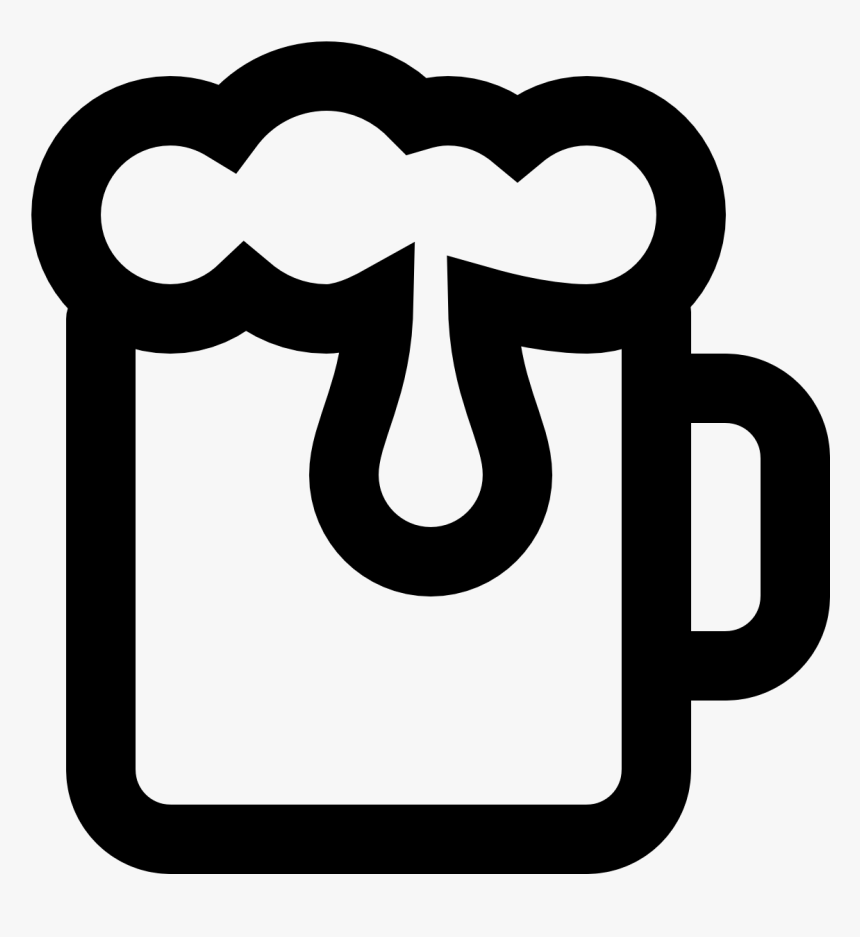 Beer Icon Black And White, HD Png Download, Free Download