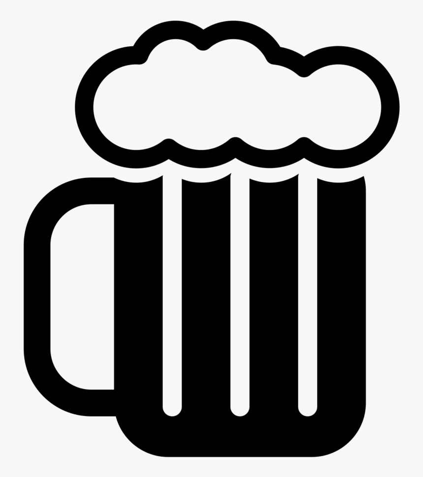 Clip Art Beer Silhouette Png - Beer Clipart Black And White, Transparent Png, Free Download