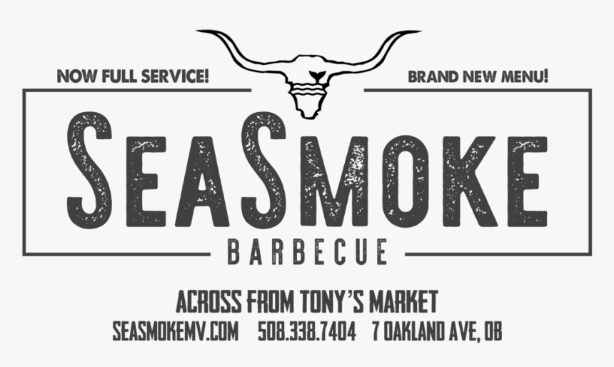 Seasmoke Logo 2019 With Address - Bull, HD Png Download, Free Download