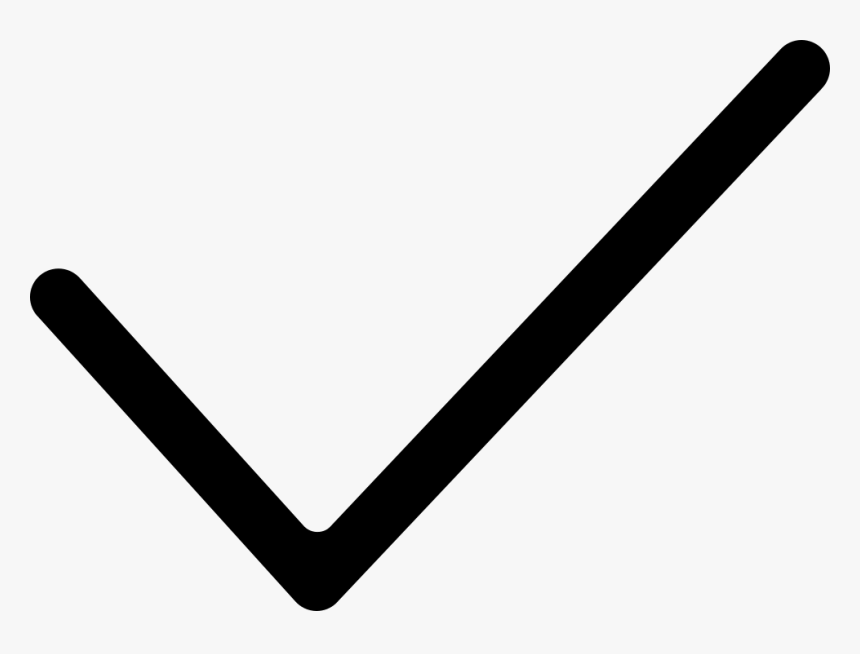 Check Mark - Correct Black Tick Transparent, HD Png Download, Free Download