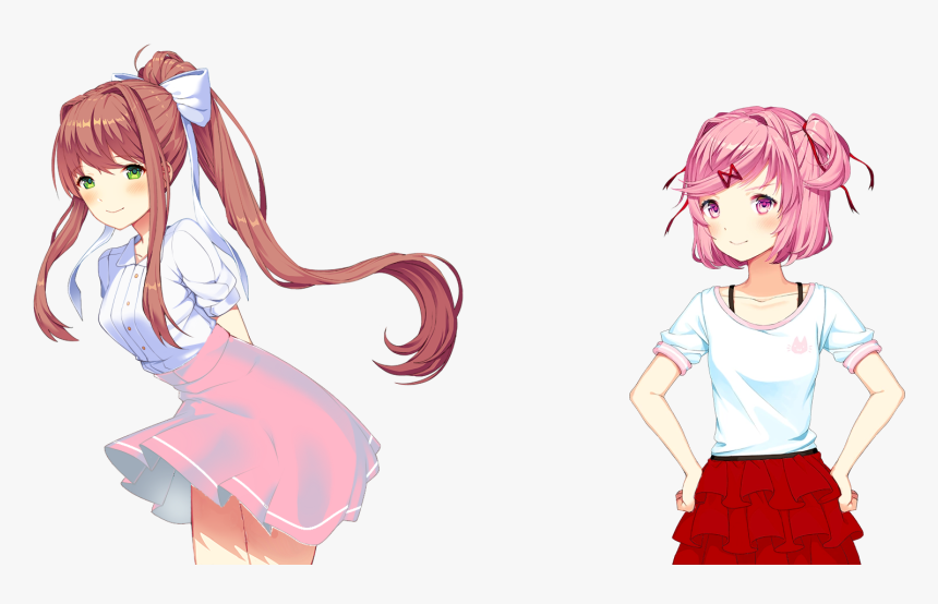 Doki Doki Literature Club Monika Outfit , Png Download - Doki Doki Literatu...