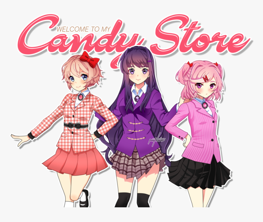 Doki Doki Literature Club Heathers, HD Png Download, Free Download