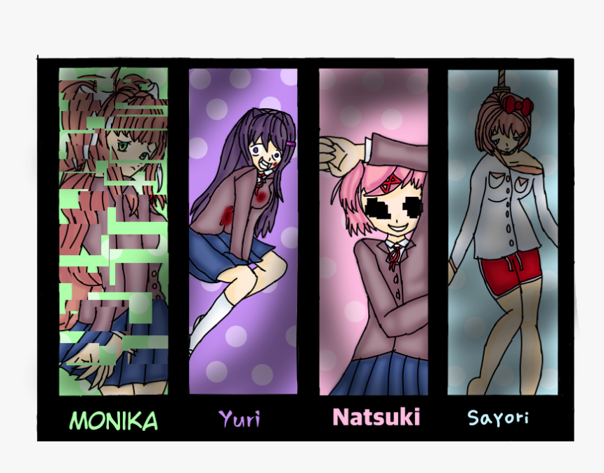 Doki Doki Literature Club Doki Doki Literature Club Yuri And Natsuki Comic Hd Png Download Kindpng