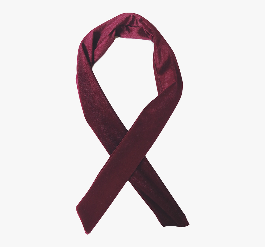 Garnet Red Wired Velvet Headwrap"
 Class="lazyload - Scarf, HD Png Download, Free Download