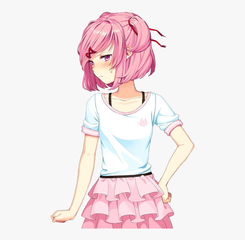 Doki Doki Literature Club Sprites - Doki Doki Literature Club Natsuki, HD Png Download, Free Download