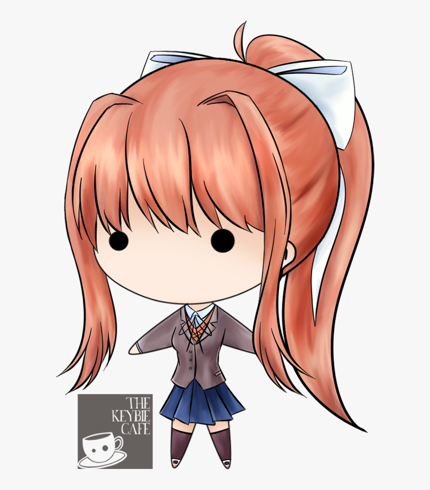 Doki Doki Literature Club Keybies - Cartoon, HD Png Download, Free Download