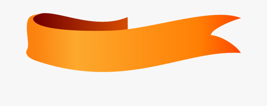 Orange Banner Png - Banner Png, Transparent Png, Free Download