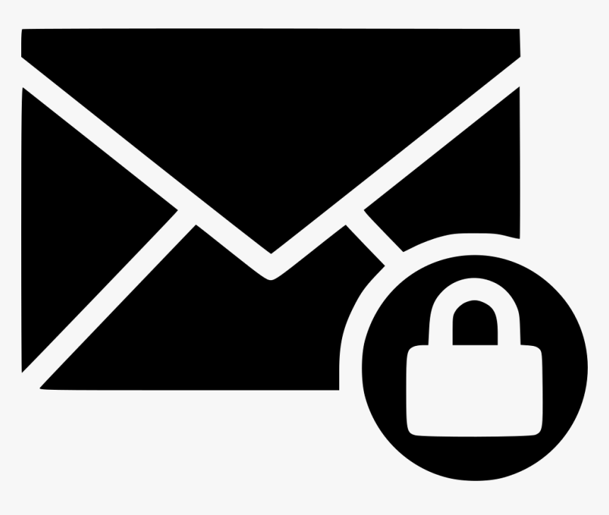 Envelope Lock Secure - Email Vector Icon Png, Transparent Png, Free Download