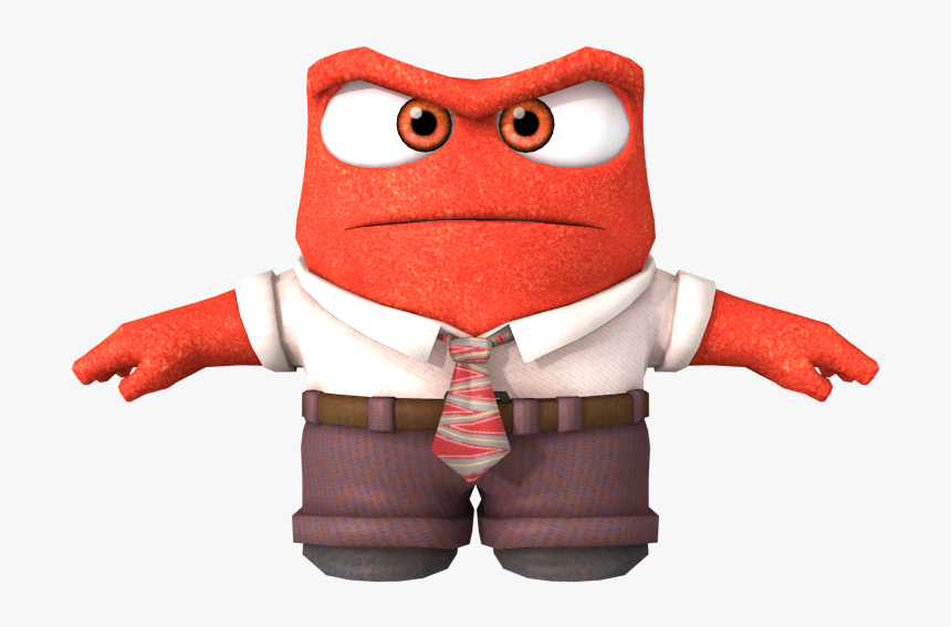 Inside Out Anger Png - Angry Inside Out Character, Transparent Png, Free Download