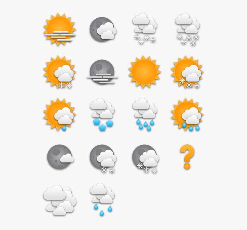 Tick Weather Icons - Weather Icons Pack Png, Transparent Png, Free Download