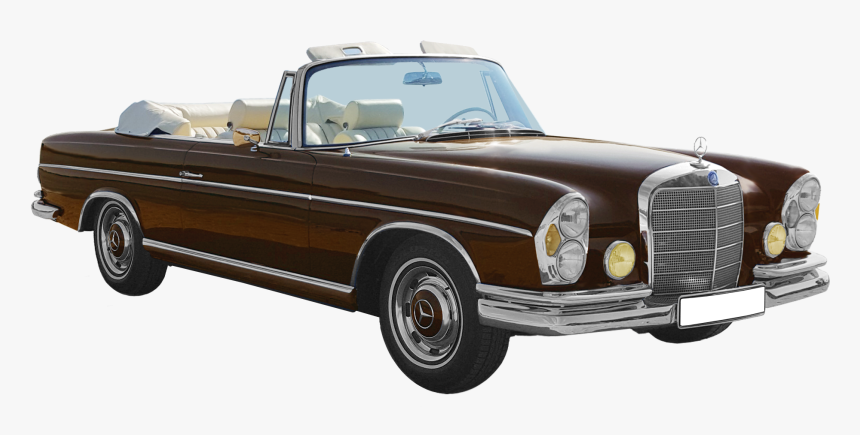 Isolated, Mercedes Benz, Type W108, 300se, Cabriolet - Mercedes Benz Vintage Png, Transparent Png, Free Download