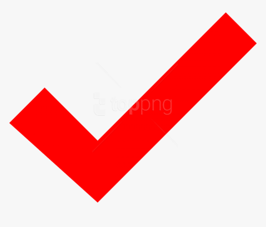 Free Png Check Mark Png Png Image With Transparent - Verizon Red Check Mark, Png Download, Free Download