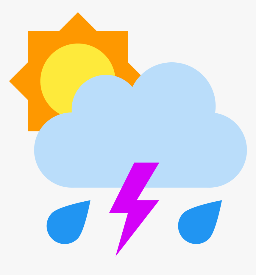 Stormy Weather Icon - Icon, HD Png Download, Free Download