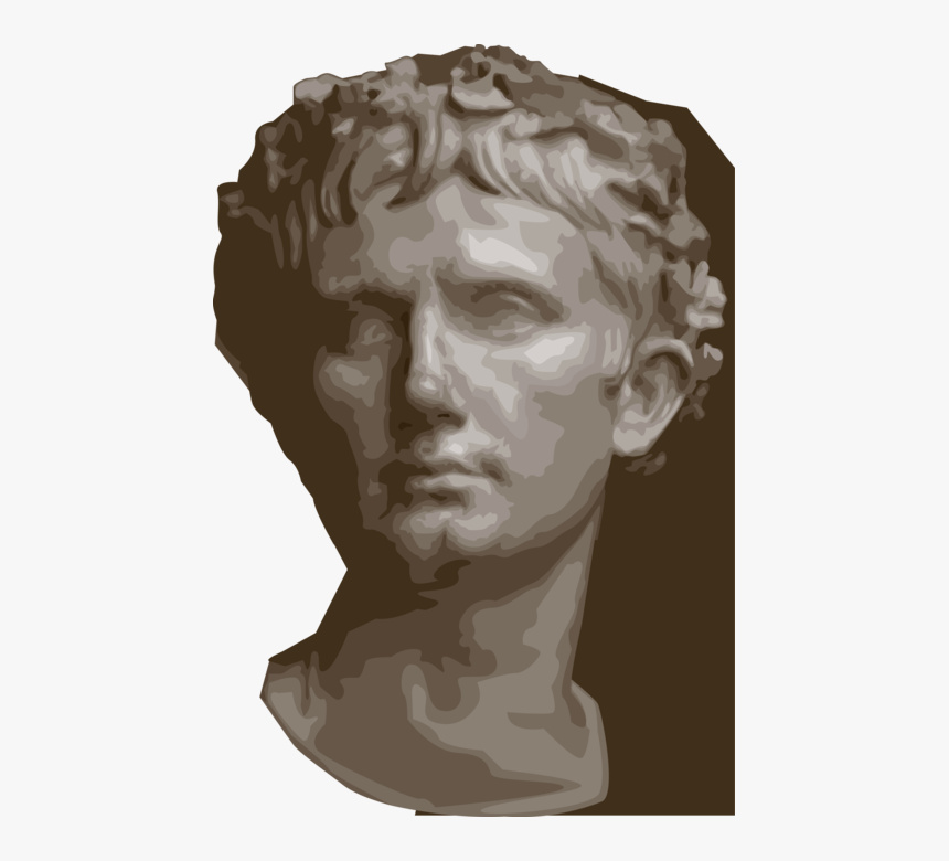 Vector Illustration Of Caesar Augustus Founder Of Roman - Caesar Corona Civica, HD Png Download, Free Download