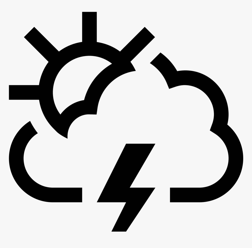 Stormy Weather Icon, HD Png Download, Free Download