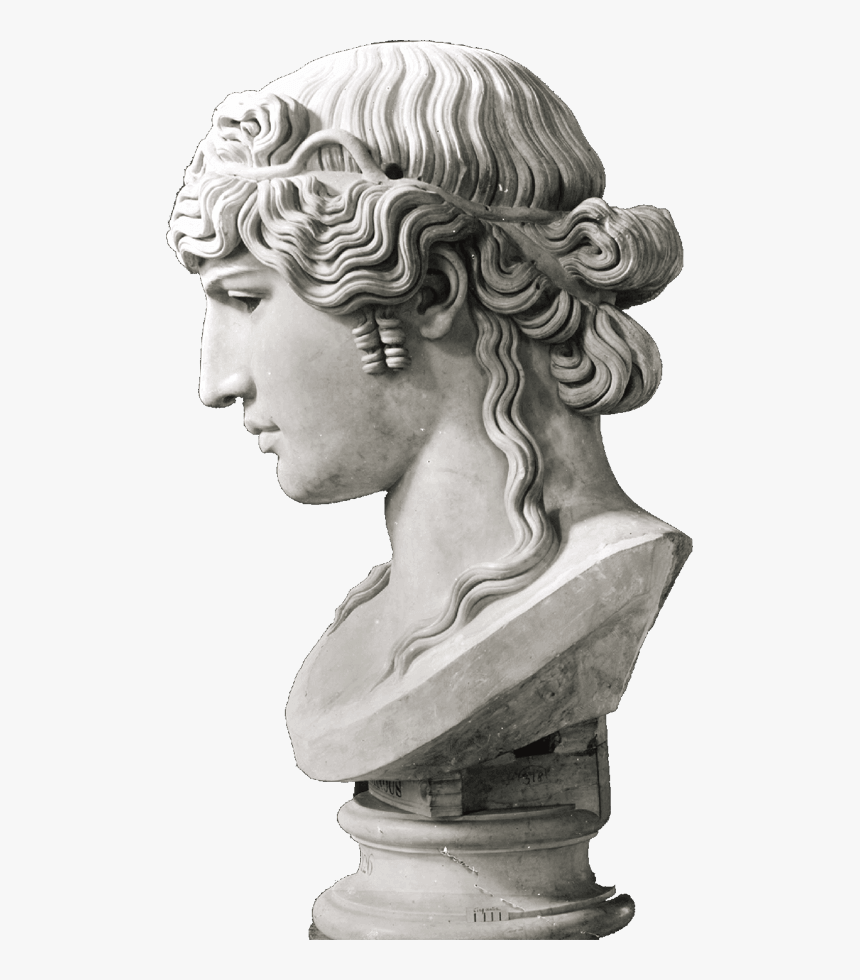 Roman Bust Of Antinous, HD Png Download, Free Download