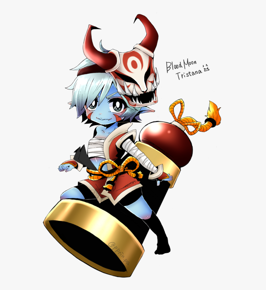Blood Moon Tristana - Cartoon, HD Png Download, Free Download