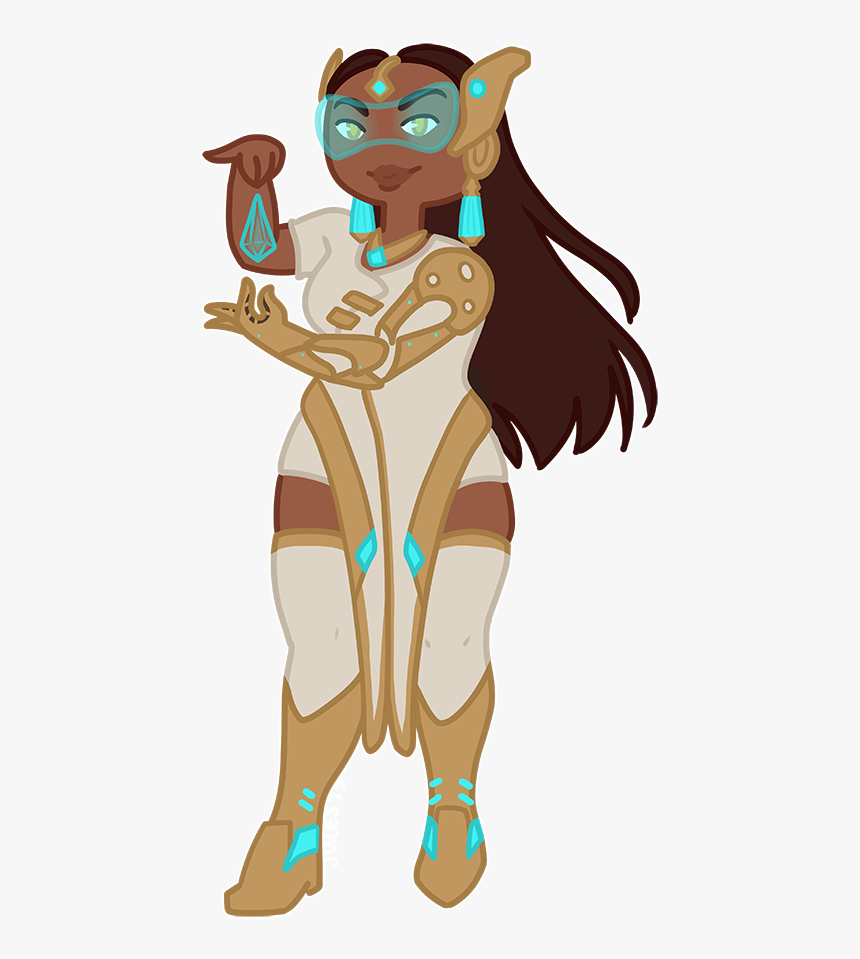 Attack Symmetra - Cartoon, HD Png Download, Free Download