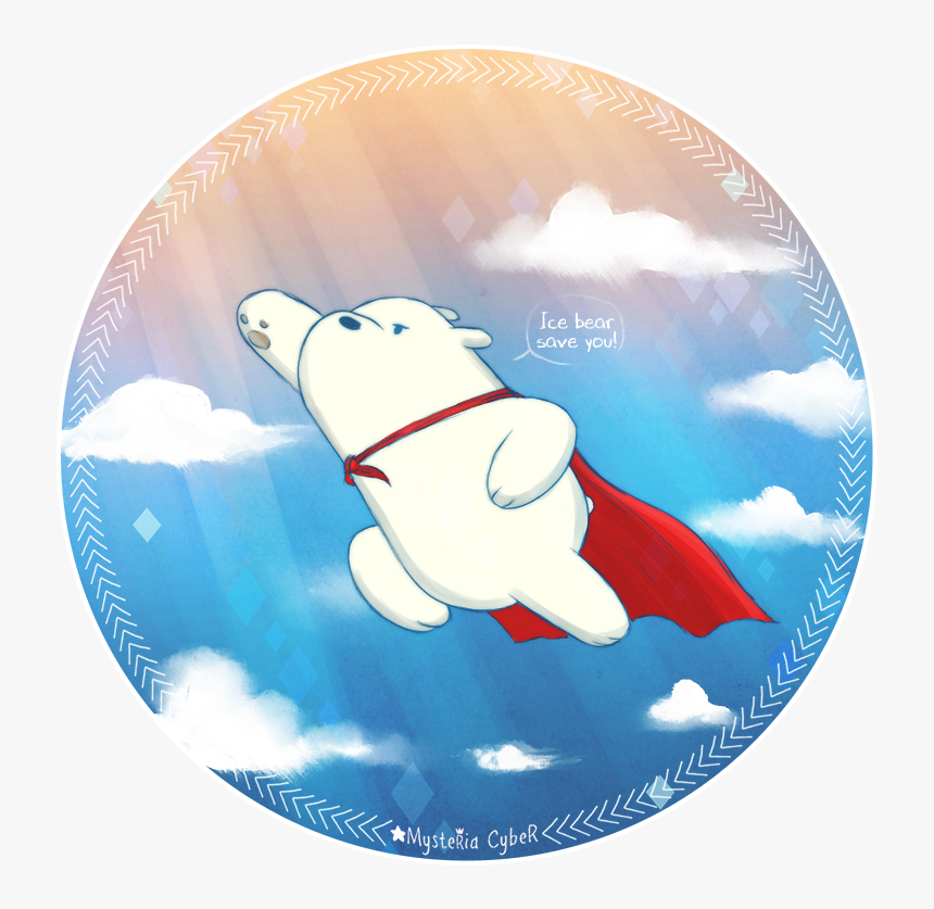 We Bare Bears Png -super Ice Bear - We Bare Bears Ice Bear Drawings, Transparent Png, Free Download