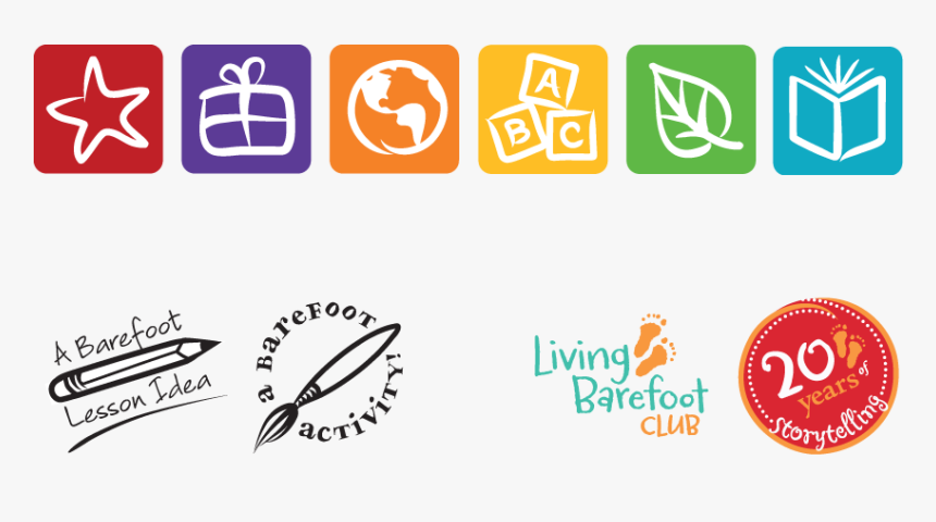 Barefoot Books Icon Design - Barefoot Books, HD Png Download, Free Download