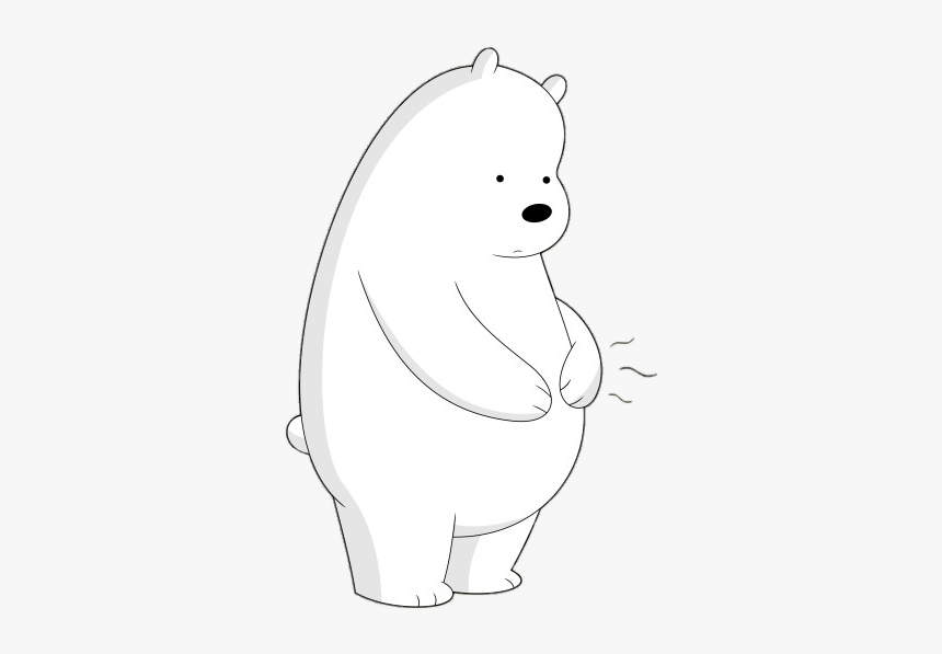 Ice Bear Is Hungry - Cartoon, HD Png Download, Free Download