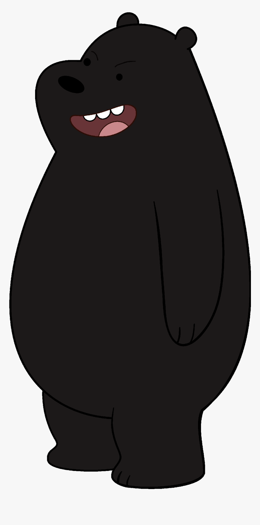 Black Bear Png - Animated Baby Black Bear, Transparent Png, Free Download